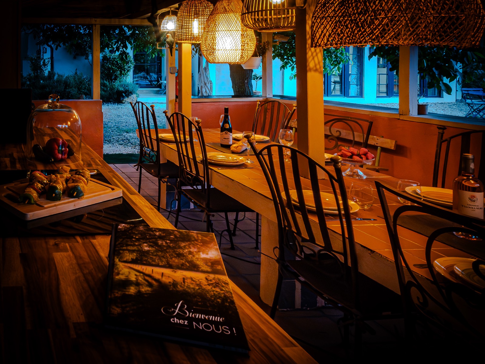 Dîner au crépuscule